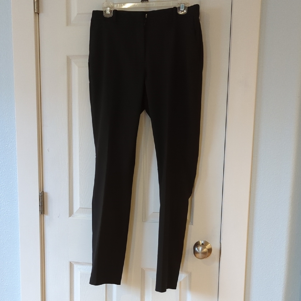 Black Slim Leg H&M Dress Slacks Sz 8 EUC